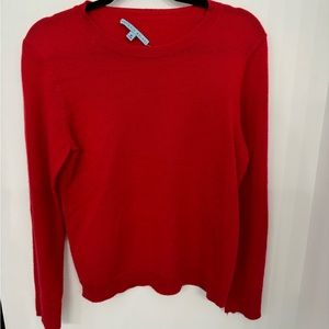 Red super comfortable sweater.